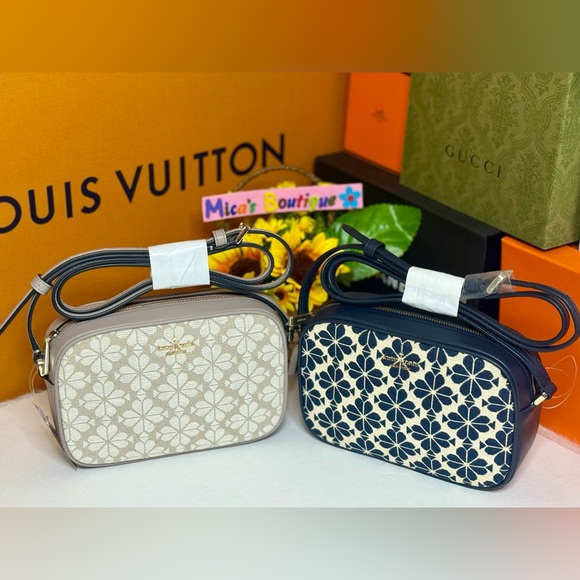 🆕KATE SPADE Blue and Cream Floral Crossbody Bag - Picture 17 of 17